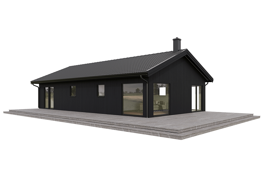 Alster 23-108, enplans ladhus 97 kvm