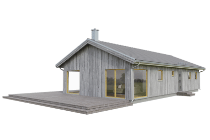 Alster 23-117, enplans ladhus 105 kvm