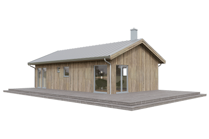 Alster 23-72, enplans ladhus 63 kvm