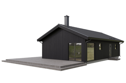 Alster 23-83, enplans ladhus 73 kvm