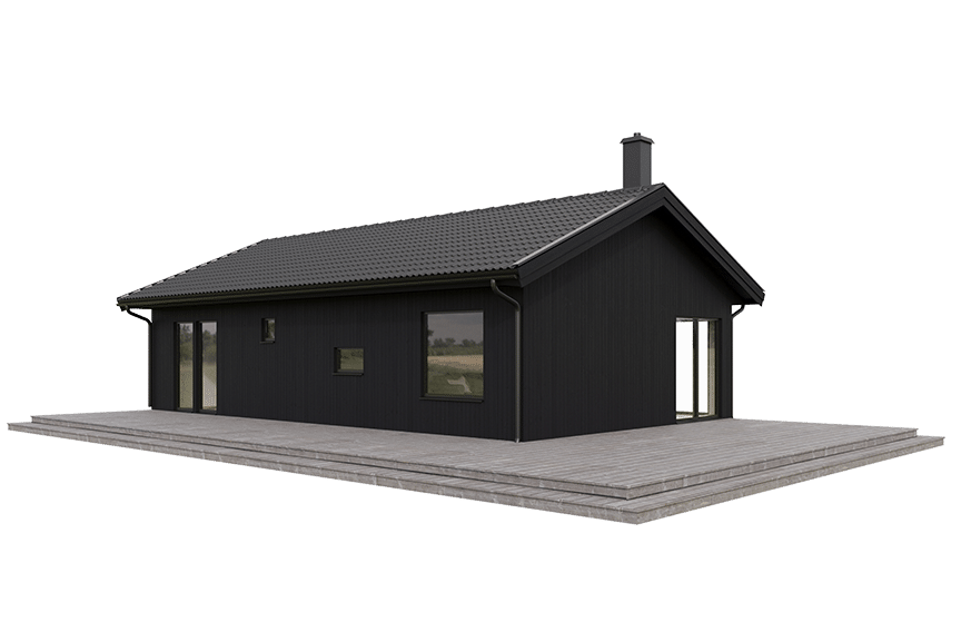 Alster 23-83, enplans ladhus 73 kvm