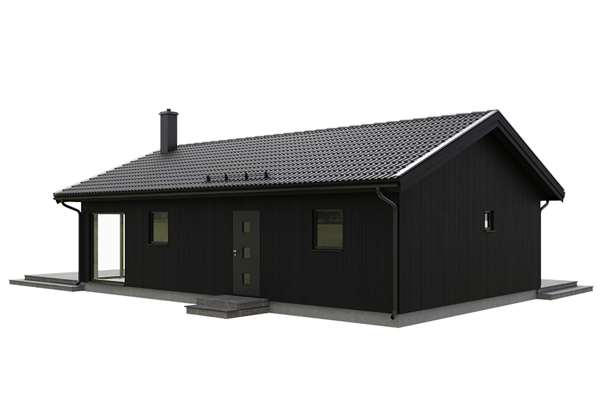 Alster 23-83, enplans ladhus 73 kvm