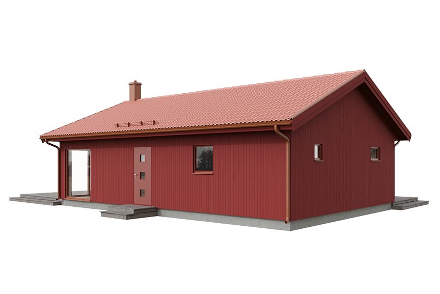 Alster 23-90, enplans ladhus 80 kvm