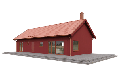 Alster 35-103, ladhus med loft 113 kvm