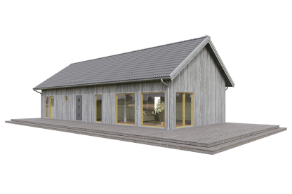 Alster 35-112, ladhus med loft 128 kvm