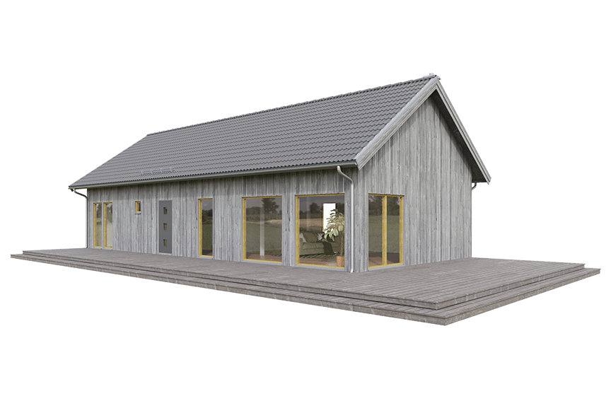 Alster 35-112, ladhus med loft 128 kvm