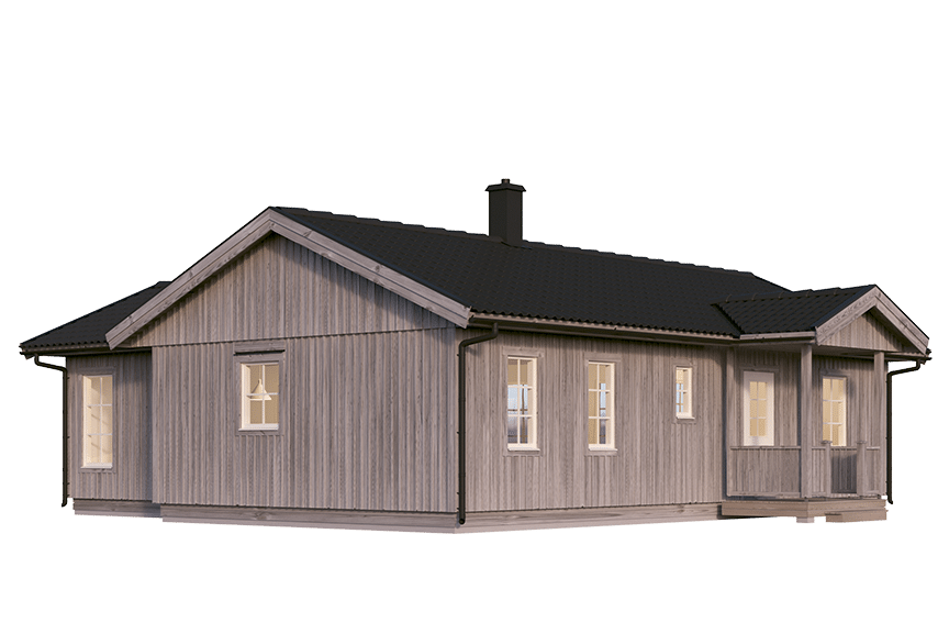 Fritidshus enplanshus 72 kvm Blidö 23-93