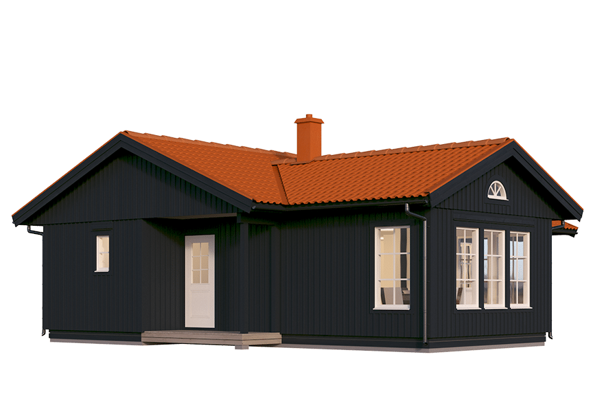 Fritidshus enplanshus 70 kvm Blidö 23-97