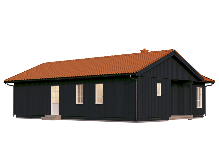 Fritidshus enplanshus 70 kvm Blidö 23-97