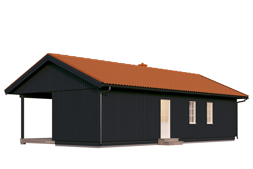 Fritidshus enplanshus 70 kvm Blidö 23-97