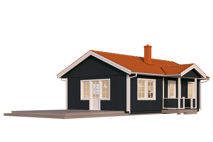 Fritidshus enplanshus Dalarö 23-60 51 kvm