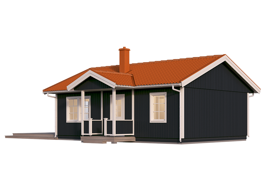 Fritidshus enplanshus Dalarö 23-60 51 kvm