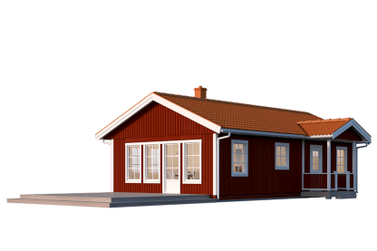 Fritidshus enplanshus Dalarö 23-72 63 kvm