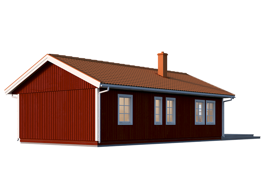 Fritidshus enplanshus Dalarö 23-72 63 kvm