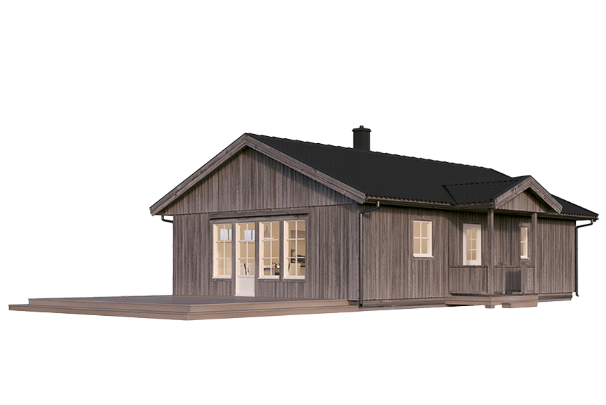 Fritidshus enplanshus Dalarö 23-85 75 kvm