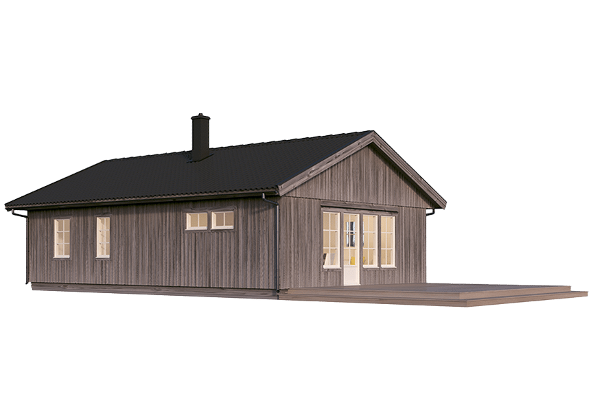 Fritidshus enplanshus Dalarö 23-85 75 kvm