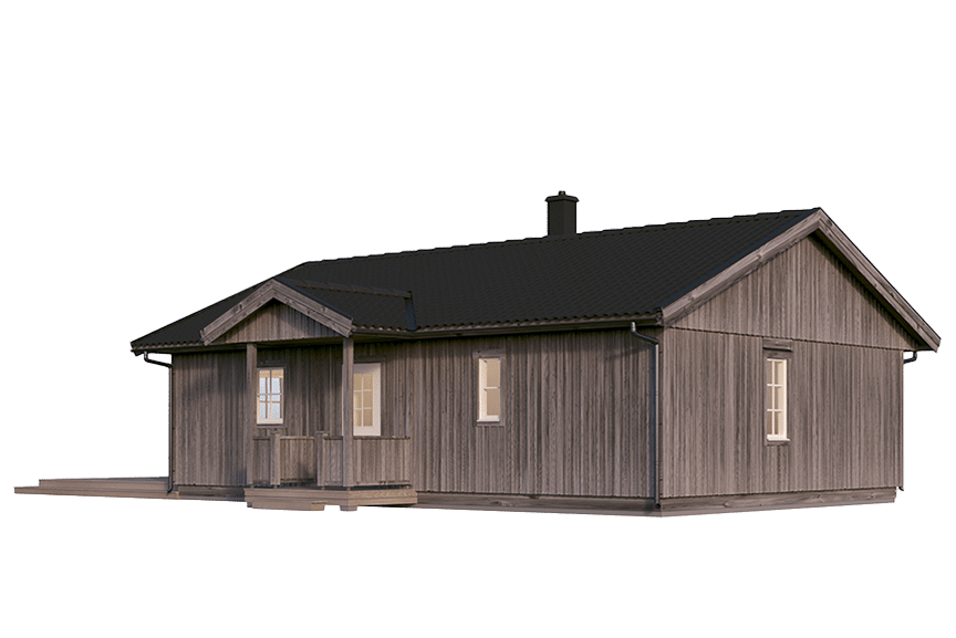 Fritidshus enplanshus Dalarö 23-85 75 kvm