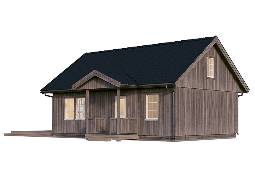 Fritidshus med loft Dalarö 35-60 52 kvm