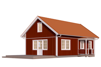 Fritidshus med loft Dalarö 35-64 FHV 79 kvm