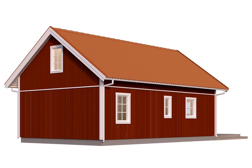 Fritidshus med loft Dalarö 35-64 FHV 79 kvm