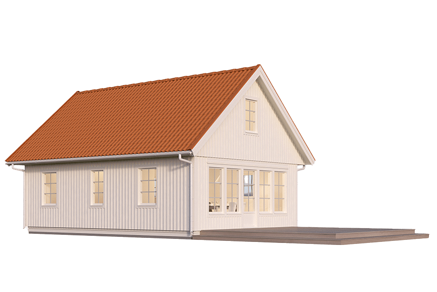 Fritidshus med loft 72 kvm Dalarö 40-56