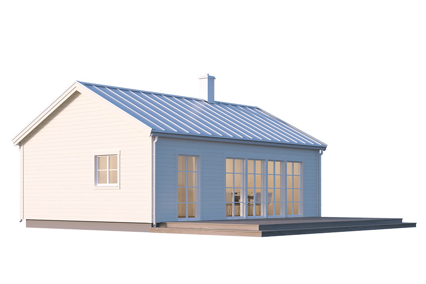 Gotland 27-60, enplans fritidshus 52 kvm