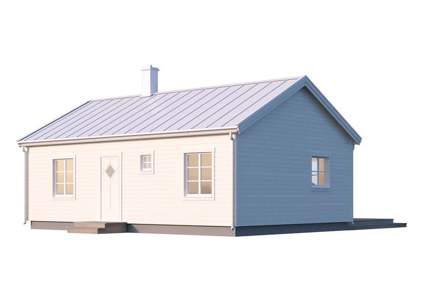 Gotland 27-60, enplans fritidshus 52 kvm