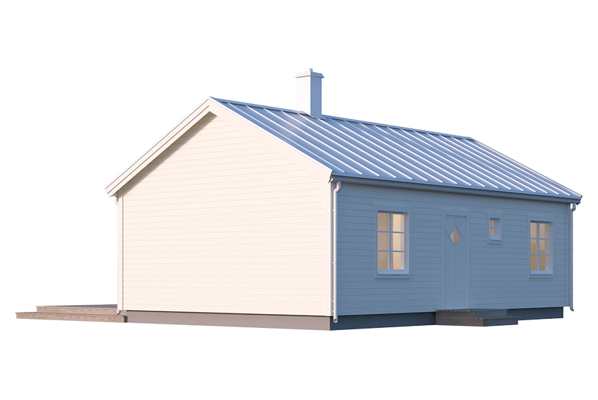 Gotland 27-60, enplans fritidshus 52 kvm