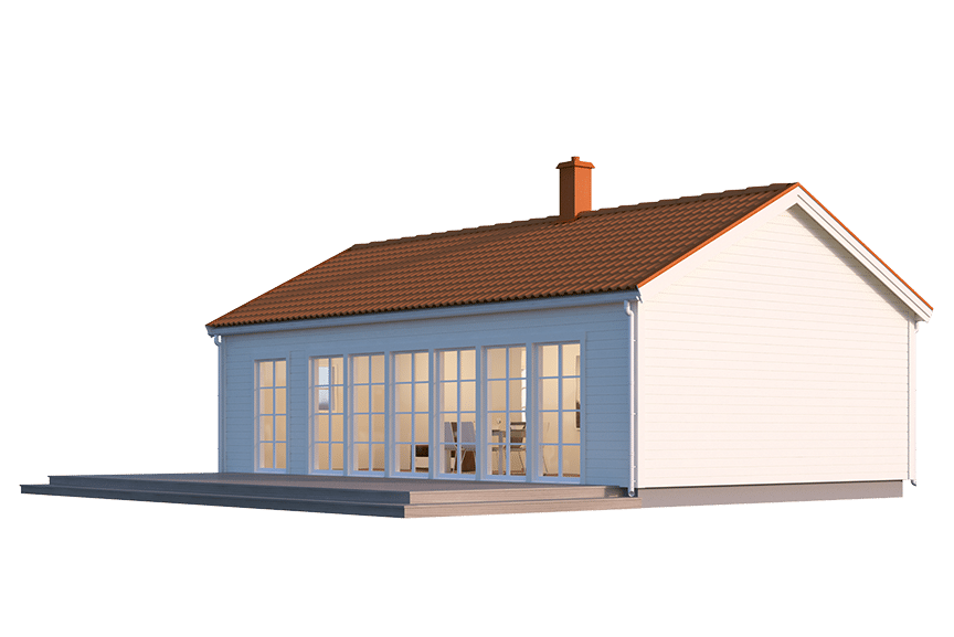 Gotland 27-72, enplans fritidshus 63 kvm