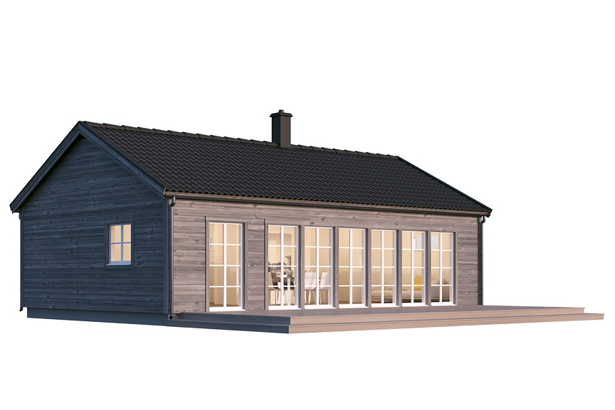 Gotland 27-79, enplans fritidshus 69 kvm