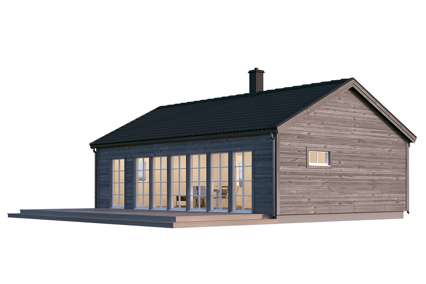 Gotland 27-79, enplans fritidshus 69 kvm