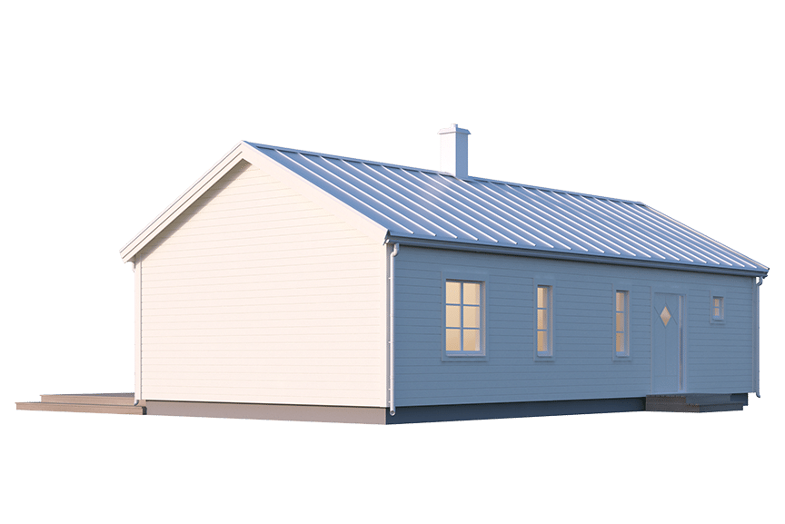 Gotland 27-80, enplans fritidshus 70 kvm