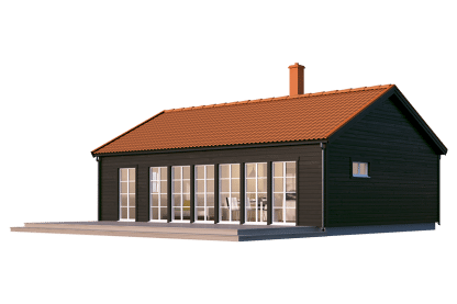 Gotland 27-85, enplans fritidshus 75 kvm