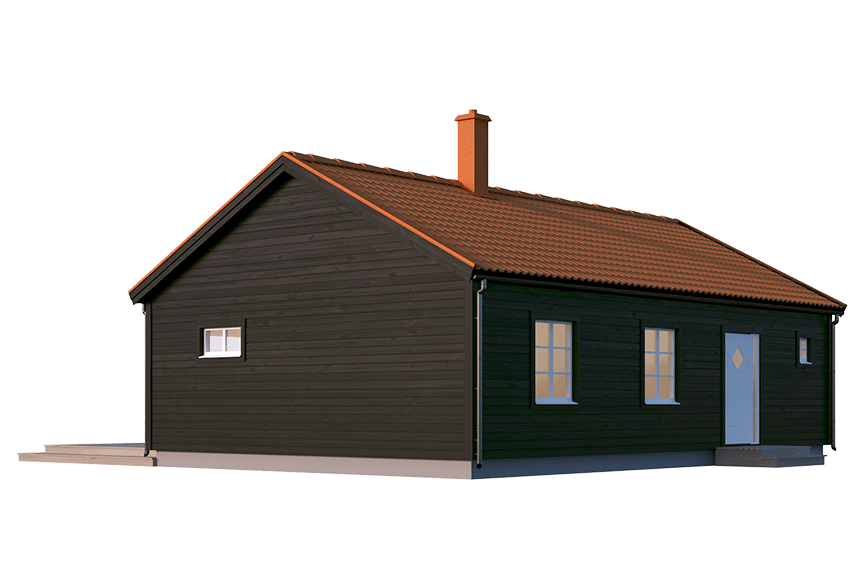 Gotland 27-85, enplans fritidshus 75 kvm