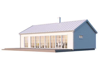 Gotland 27-87, enplans fritidshus 77 kvm