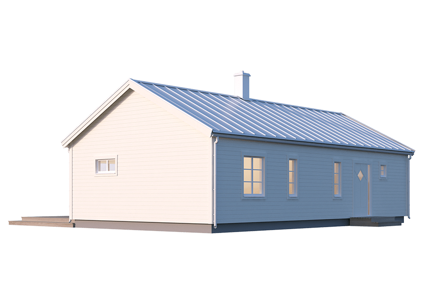 Gotland 27-87, enplans fritidshus 77 kvm