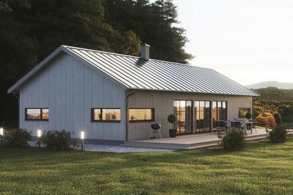 Husserien Järvsö - moderna enplanshus som fritidshus året om