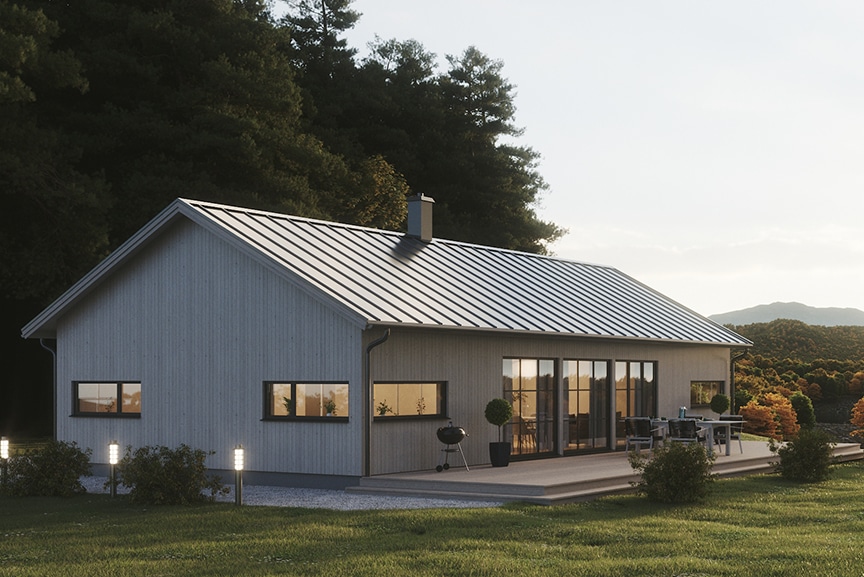 Järvsö 121A, modernt fritidshus 105 kvm i miljö