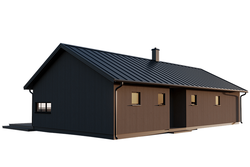 Järvsö 121B, modern fjällstuga 105 kvm