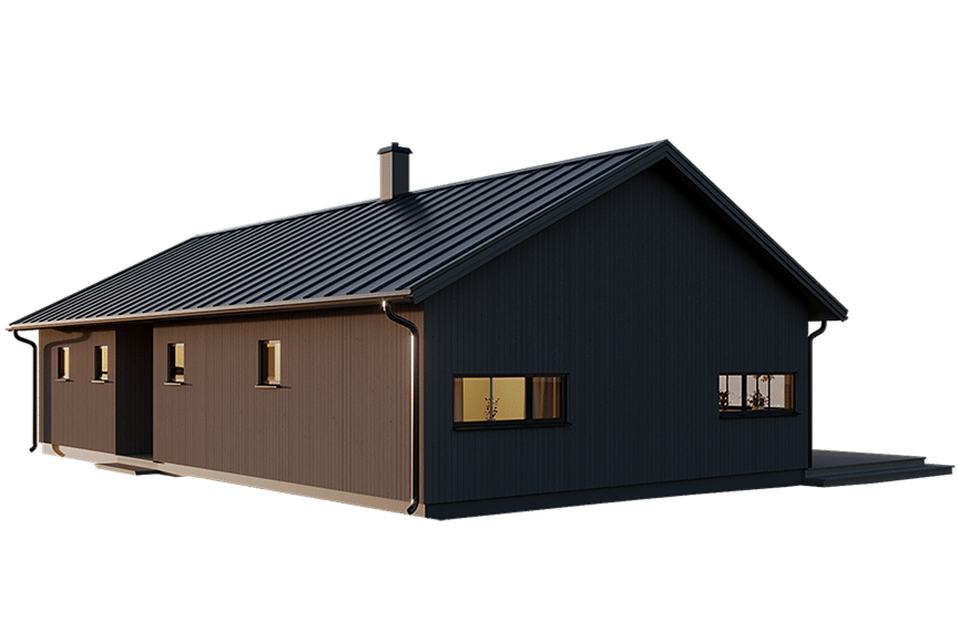 Järvsö 121B, modern fjällstuga 105 kvm