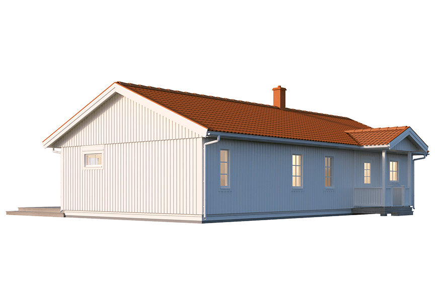 Sandhamn 23-113, enplans fritidshus 101 kvm