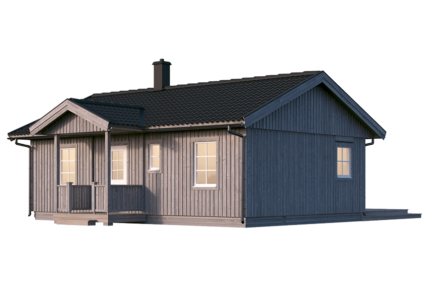 Sandhamn 23-60, enplans fritidshus 52 kvm