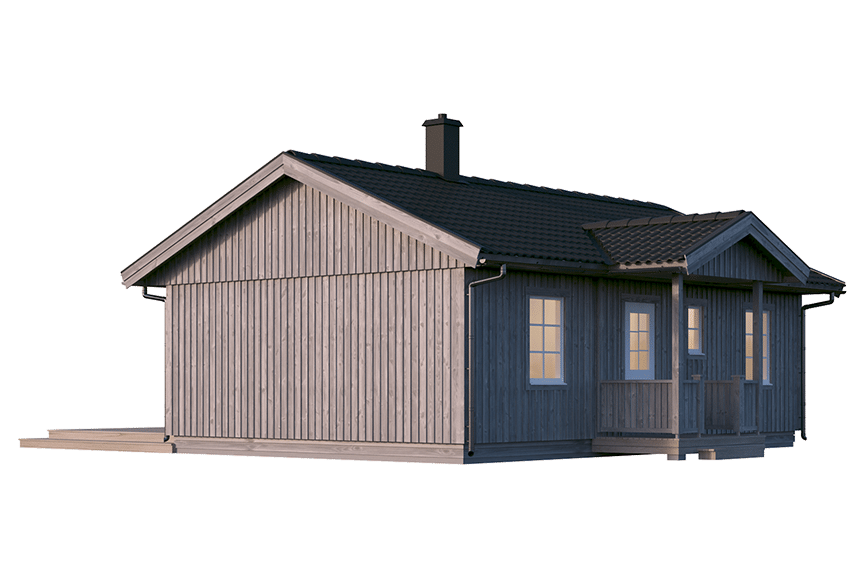 Sandhamn 23-60, enplans fritidshus 52 kvm