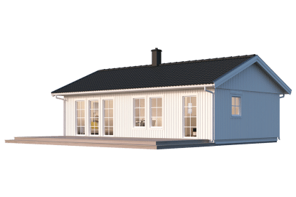 Sandhamn 23-72, enplans fritidshus 63 kvm