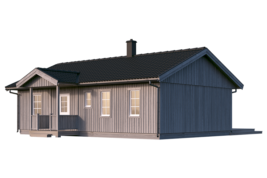 Sandhamn 23-79, enplans fritidshus 69 kvm