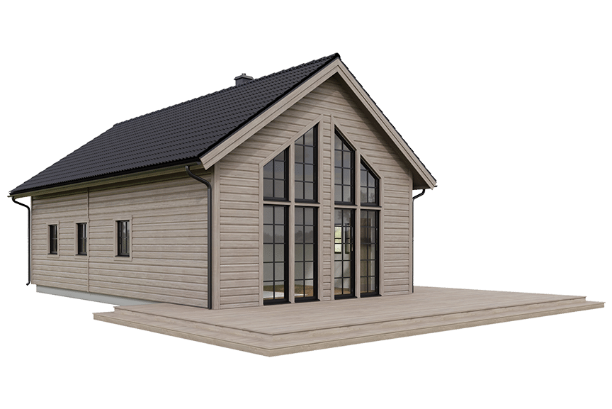 Sonfjället 35-93, fjällstuga med loft timmerhus 101 kvm