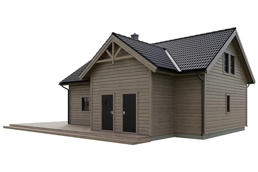 Sonfjället 35-93, fjällstuga med loft timmerhus 101 kvm