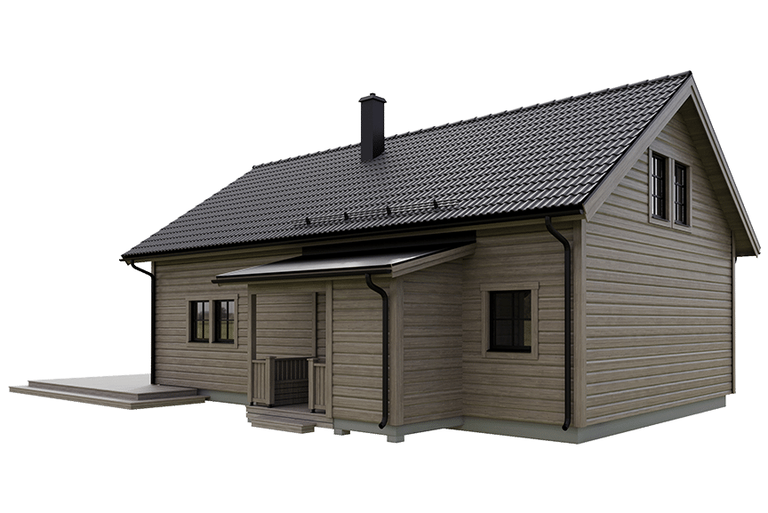 Sonfjället 35-94, fjällstuga med loft timmerhus 98 kvm