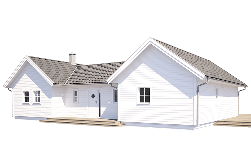 Torekov 139, h-format fritidshus 123 kvm