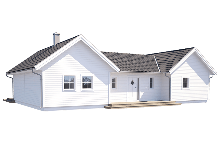 Torekov 139, h-format fritidshus 123 kvm